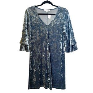 The Vanity Room Crushed Velvet Party Dress Size L